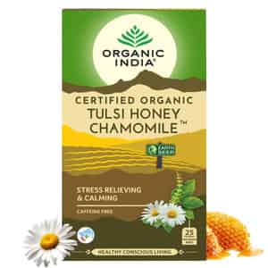 Organic India Tulsi Honey Chamomile Tea Bag 25's Box