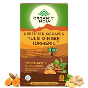 Organic India Tulsi Ginger Turmeric Tea Bag 25's