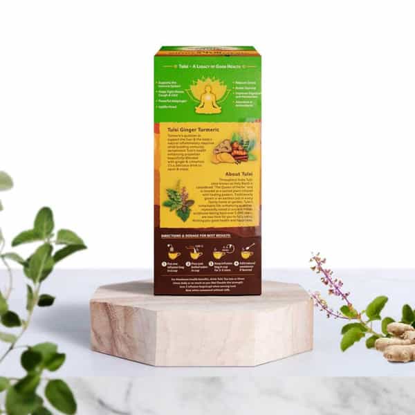 Organic India Tulsi Ginger Turmeric Tea Bag 25'S