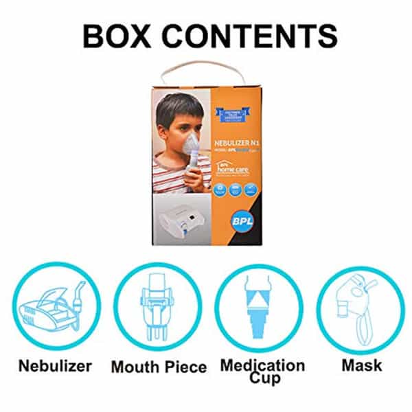 Bpl Breath Ezee N1 Nebulizer - White - 1Pc