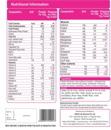 Mms Infant Formula Stage 1 (Birth To 6 Months) Powder Tin 200Gm