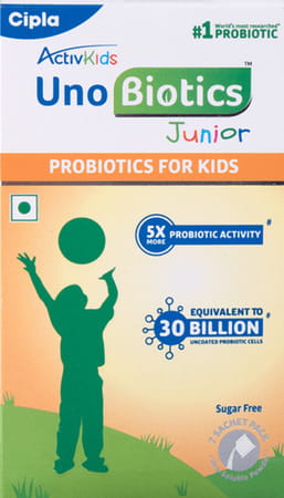 Activkids Uno Biotics Junior Sugar Free Sachet Of 1gm Oral Powder
