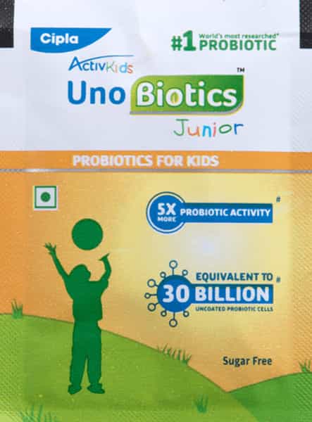 Activkids Uno Biotics Junior Sugar Free Sachet Of 1Gm Oral Powder