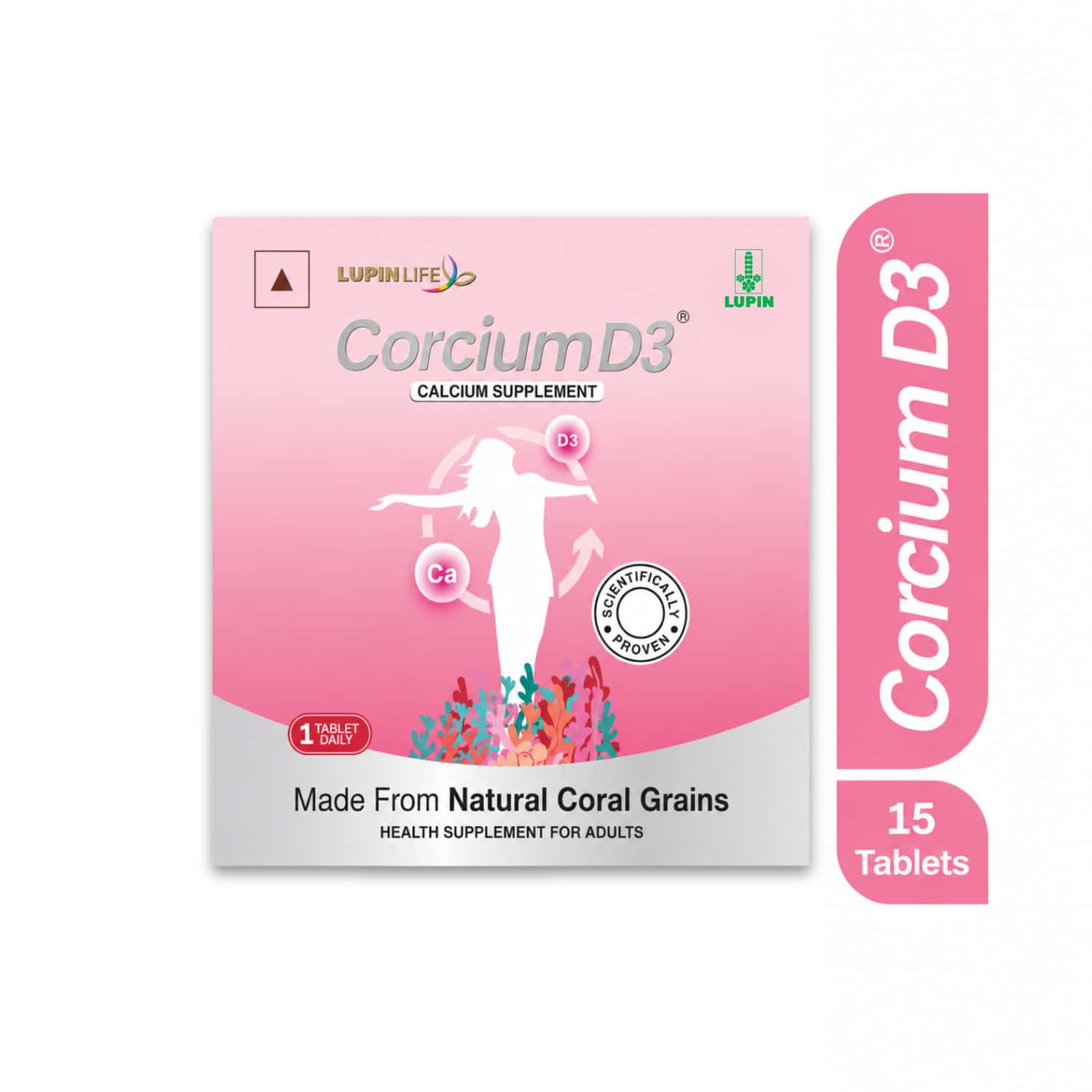 Corcium D3 Strip Of 15 Tablets