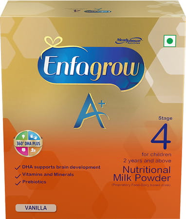 Enfagrow A+ Vanilla Child Nutrition Drink Stage 4 (2 Years And Above) Refill Of 750 G