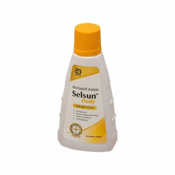 Selsun Daily Anti-Dandruff Shampoo For Dry Scalp Bottle Of 60Ml