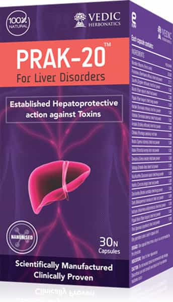 Prak-20 Tablets For Liver Disorders 30 Capsules