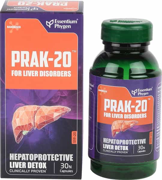 Prak-20 Tablets For Liver Disorders 30 Capsules
