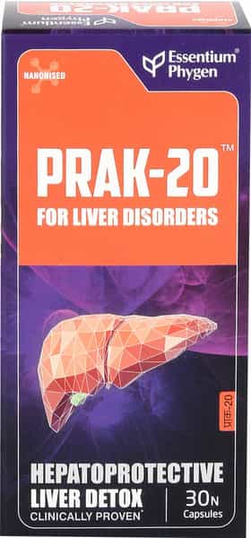 Prak-20 Tablets For Liver Disorders 30 Capsules