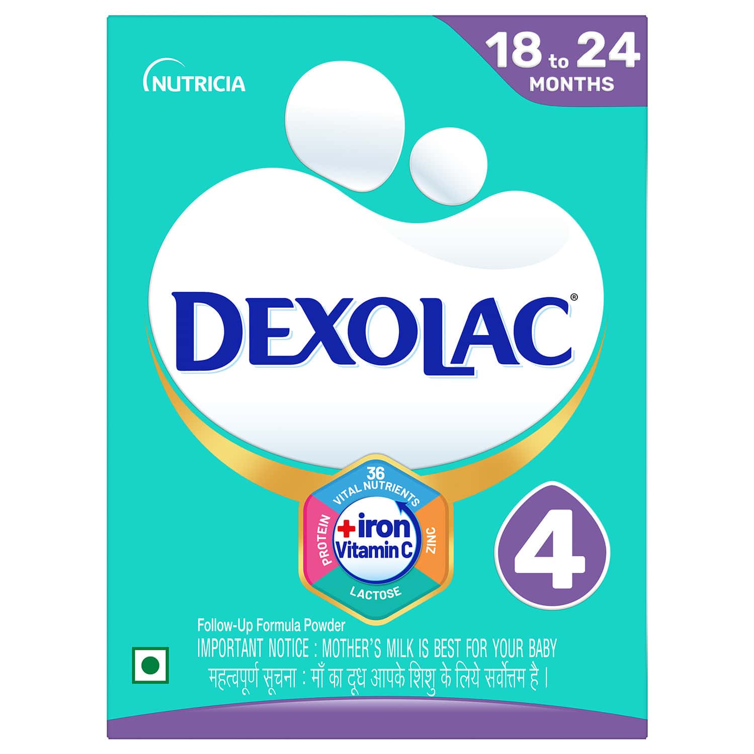 Dexolac 4 | Follow-Up Infant Formula | 18 To 24 Months | Box 400 Gm