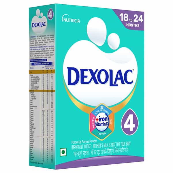 Dexolac 4 | Follow-Up Infant Formula | 18 To 24 Months | Box 400 Gm