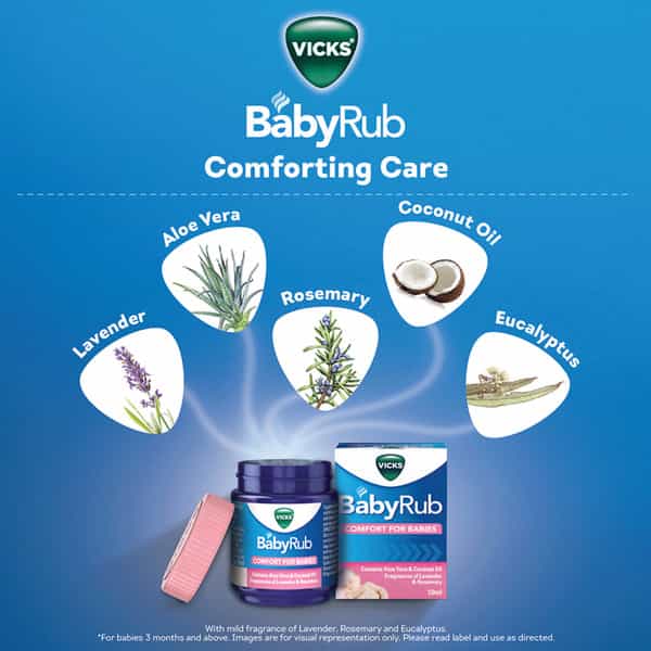 Vicks Babyrub 10Ml Comfort For Babies 10 Ml