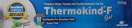 Thermokind F | Spearmint Flavour | Sugar Free | For Sensitive Teeth | Oral Gel 50 Gm