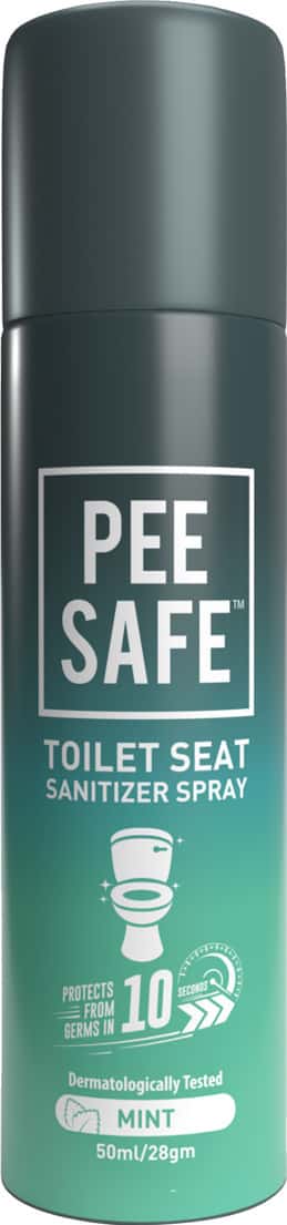 Pee Safe - Toilet Seat Mint Sanitizer Spray - 50 Ml