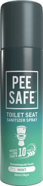 Pee Safe - Toilet Seat Mint Sanitizer Spray - 50 Ml 