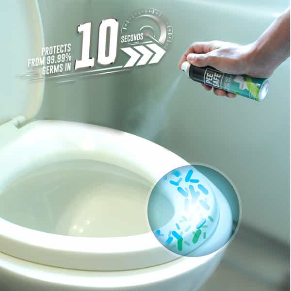 Pee Safe - Toilet Seat Mint Sanitizer Spray - 50 Ml 