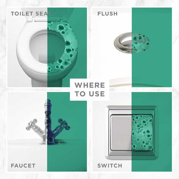 Pee Safe - Toilet Seat Mint Sanitizer Spray - 50 Ml 