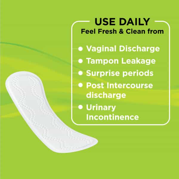 Pee Safe Aloe Vera Size S Panty Liners Box Of 25