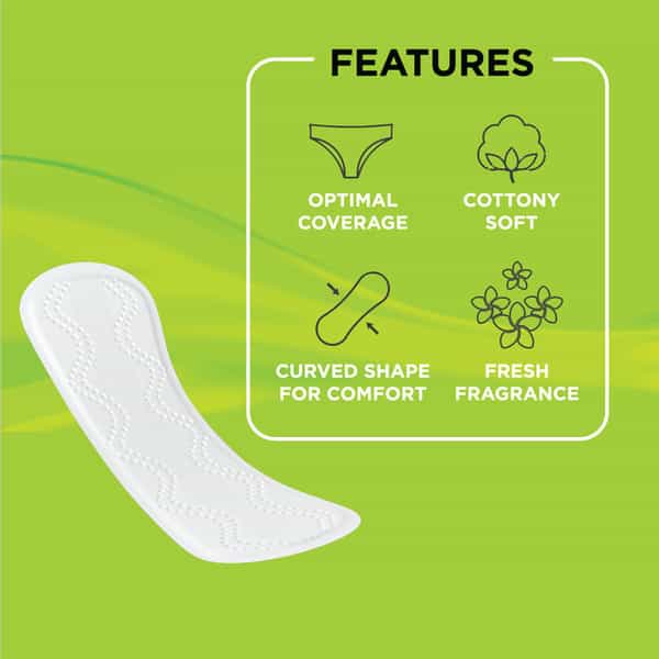 Pee Safe Aloe Vera Size S Panty Liners Box Of 25