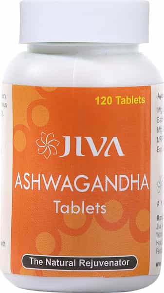 Jiva Ashwagandha Tablets (120 Tablets)