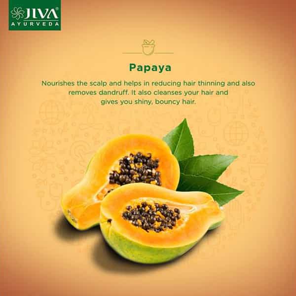 Jiva Papaya Shampoo 200Ml