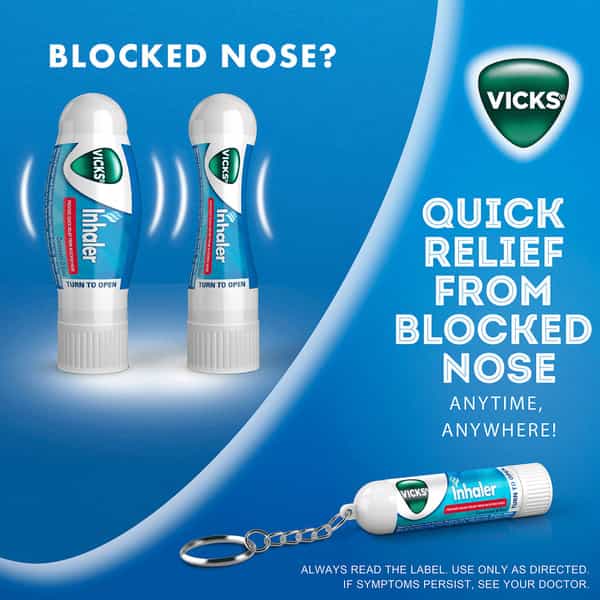 Vicks Keychain Inhaler 0.5 Ml