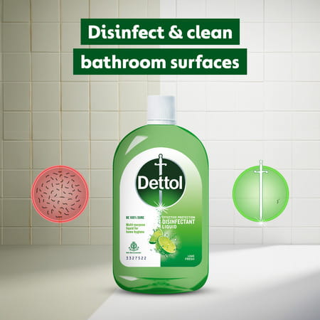 Dettol Disinfectant Liquid | Lime Fresh - 550 Ml