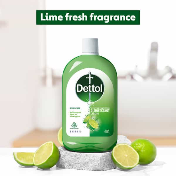 Dettol Disinfectant Liquid | Lime Fresh - 550 Ml