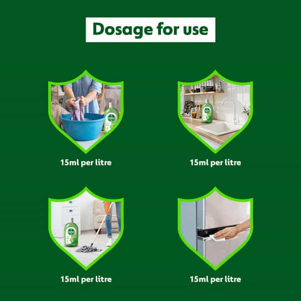 Dettol Disinfectant Liquid | Lime Fresh - 550 Ml