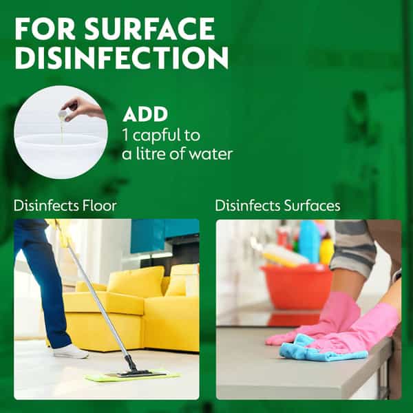 Dettol Liquid Disinfectant For Floor Cleaner Surface Disinfection (Lime Fresh 200Ml)