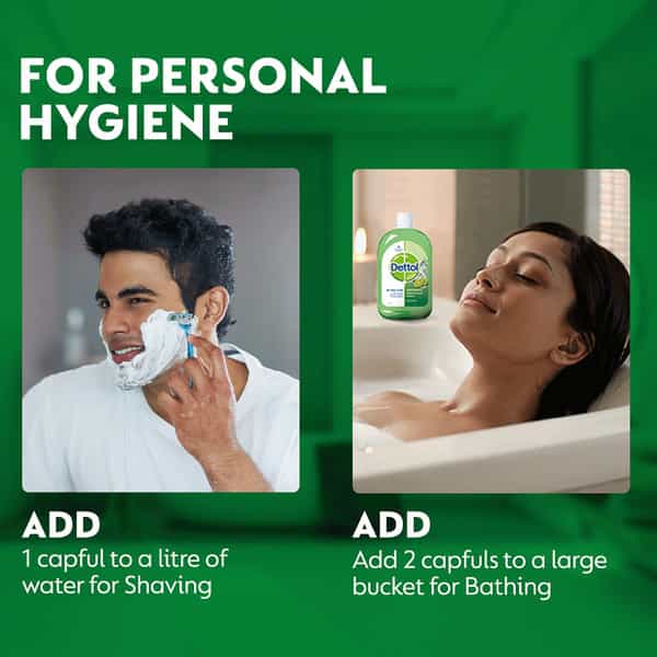 Dettol Liquid Disinfectant For Floor Cleaner Surface Disinfection (Lime Fresh 200Ml)