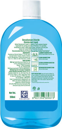 Dettol Disinfectant Liquid | Menthol Cool - 550 Ml