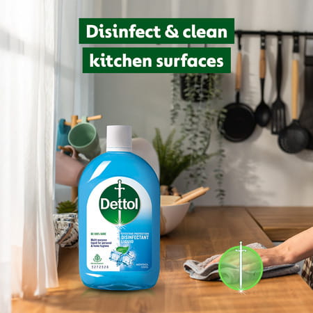 Dettol Disinfectant Liquid | Menthol Cool - 550 Ml