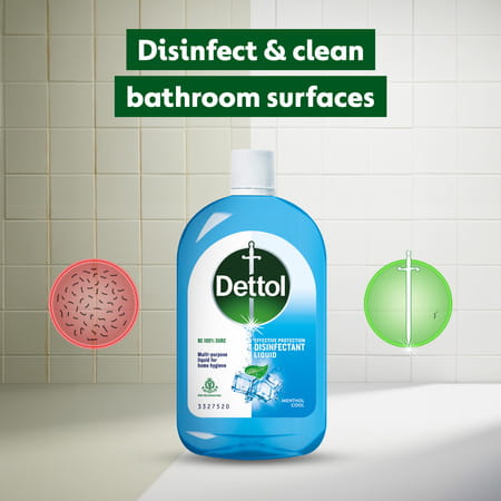 Dettol Disinfectant Liquid | Menthol Cool - 550 Ml