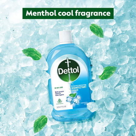 Dettol Disinfectant Liquid | Menthol Cool - 550 Ml