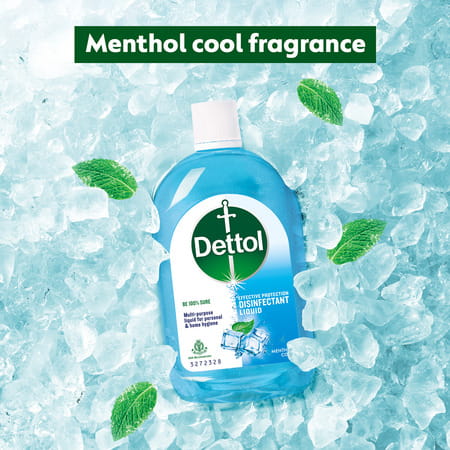 Dettol Disinfectant Liquid | Menthol Cool - 550 Ml
