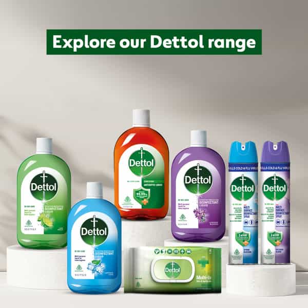 Dettol Disinfectant Liquid | Menthol Cool - 550 Ml