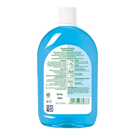 Dettol Disinfectant Liquid | Menthol Cool - 550 Ml