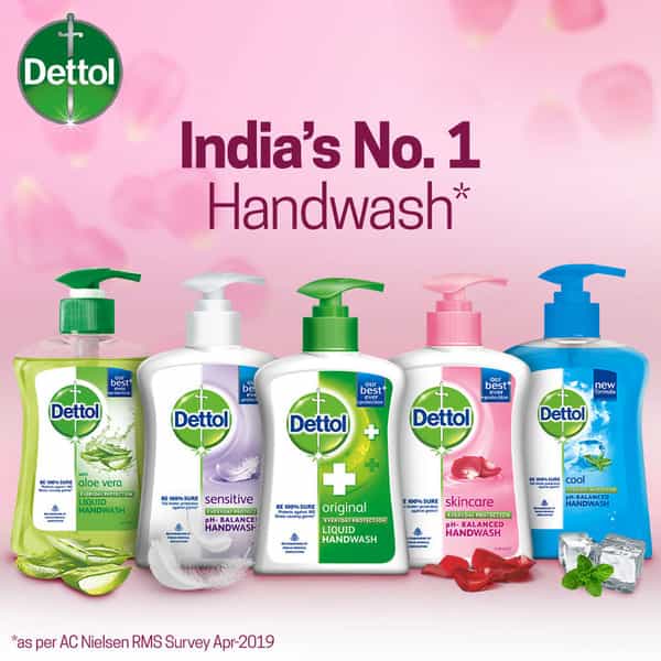Dettol Ph-Balanced Liquid  Handwash Skincare Bottle Of 250 Ml
