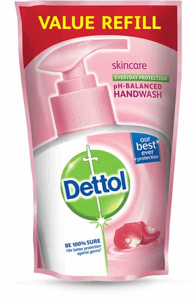 Dettol Liquid Handwash Refill - Skincare Moisturizing Hand Wash 175Ml 