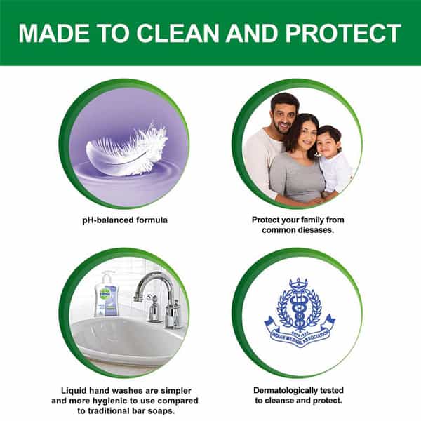 Dettol Ph-Balanced Liquid Handwash Refill Pouch Sensitive - 175 Ml