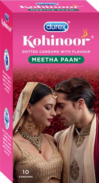 Durex Kohinoor Meetha Pan Packet Of 10 Condoms