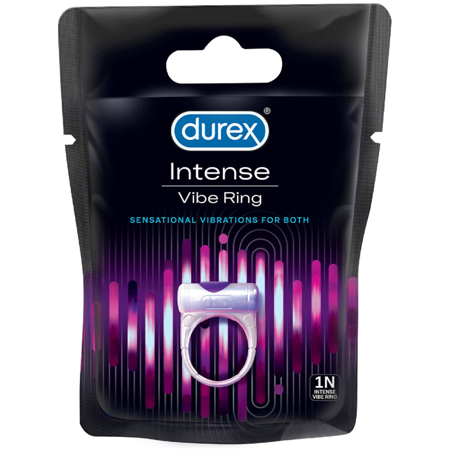Durex Intense Vibe Ring | Men & Women | Sensational Vibration For Both | Packet | 1 No's