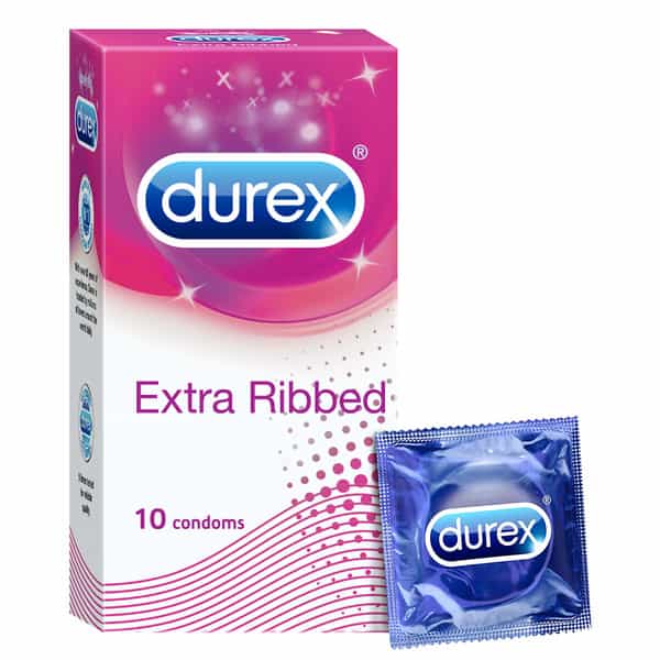 Durex | Extra Ribbed | Box | 10 Condoms
