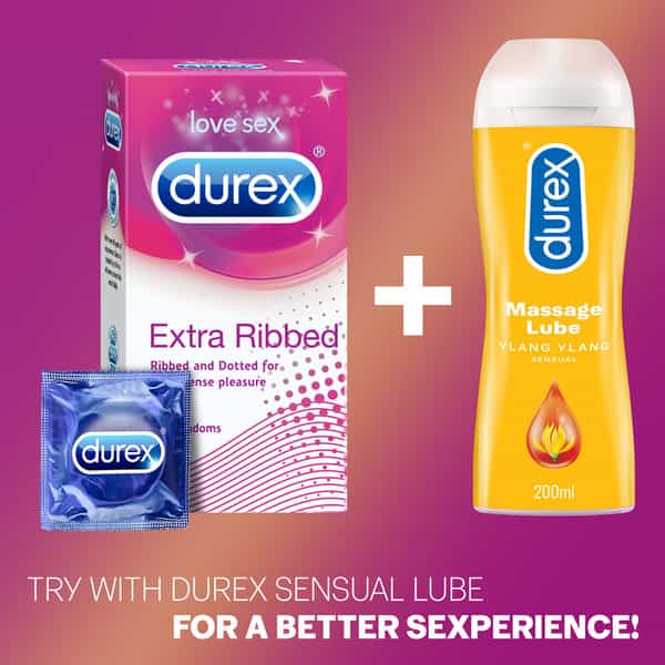 Durex | Extra Ribbed | Box | 10 Condoms