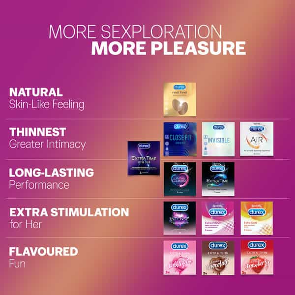 Durex | Extra Ribbed | Box | 10 Condoms