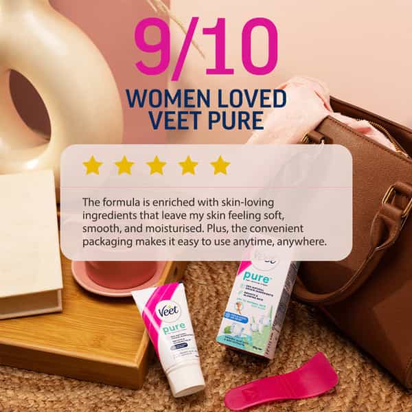 Veet Pure Hair Removal Cream For Women With No Ammonia Smell Normal Skin - 100G