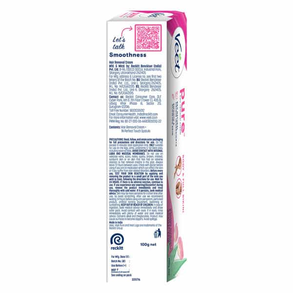 Veet Pure Hair Removal Cream For Women With No Ammonia Smell Normal Skin - 100G