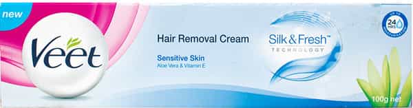 Veet Silk & Fresh Hair Removal Cream Sensitive Skin - 100 G