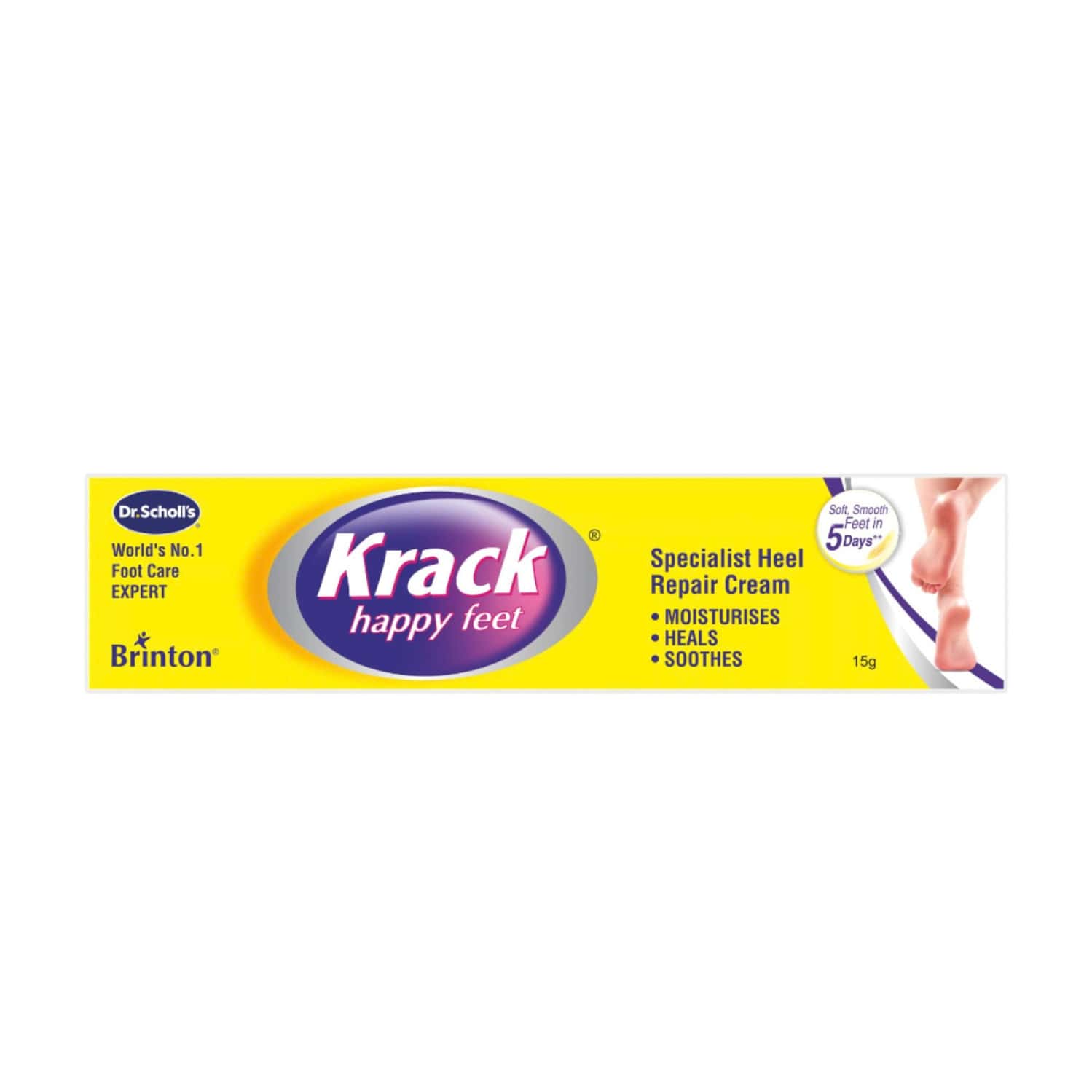 Krack Heel Repair Cream Tube Of 15 G